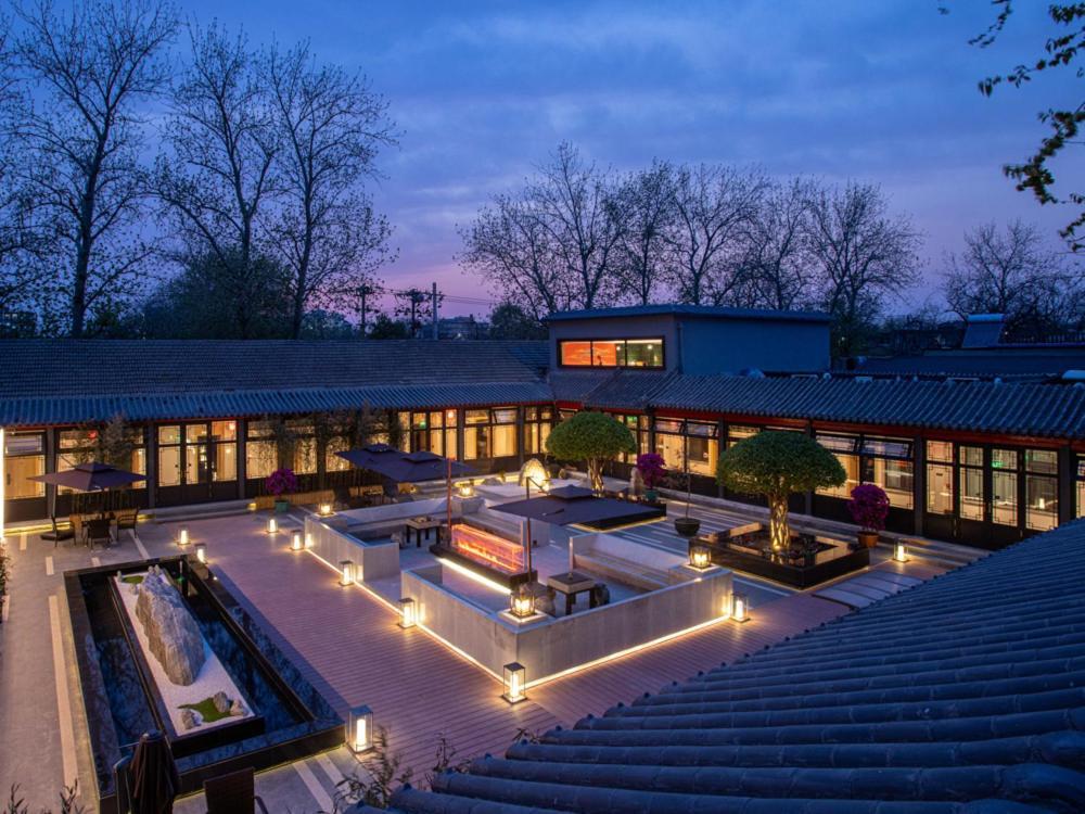 Yunju Hotel Beijing Yonghe Palace Guijie Siheyuan Exterior foto