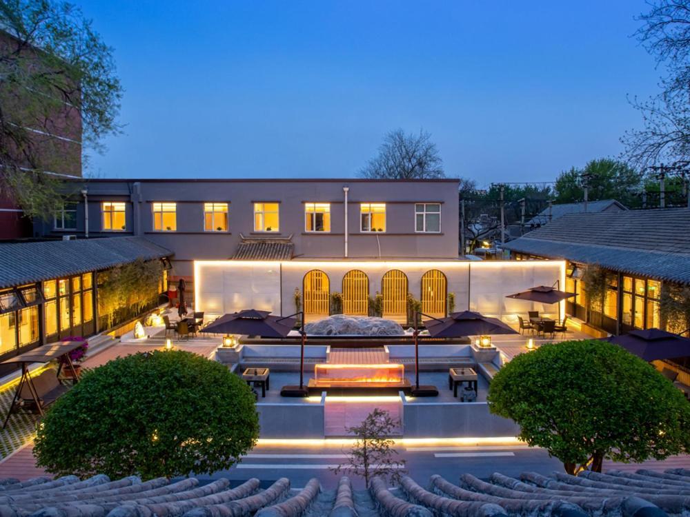 Yunju Hotel Beijing Yonghe Palace Guijie Siheyuan Exterior foto